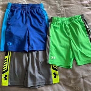 under armor basketball shorts bundle 2T